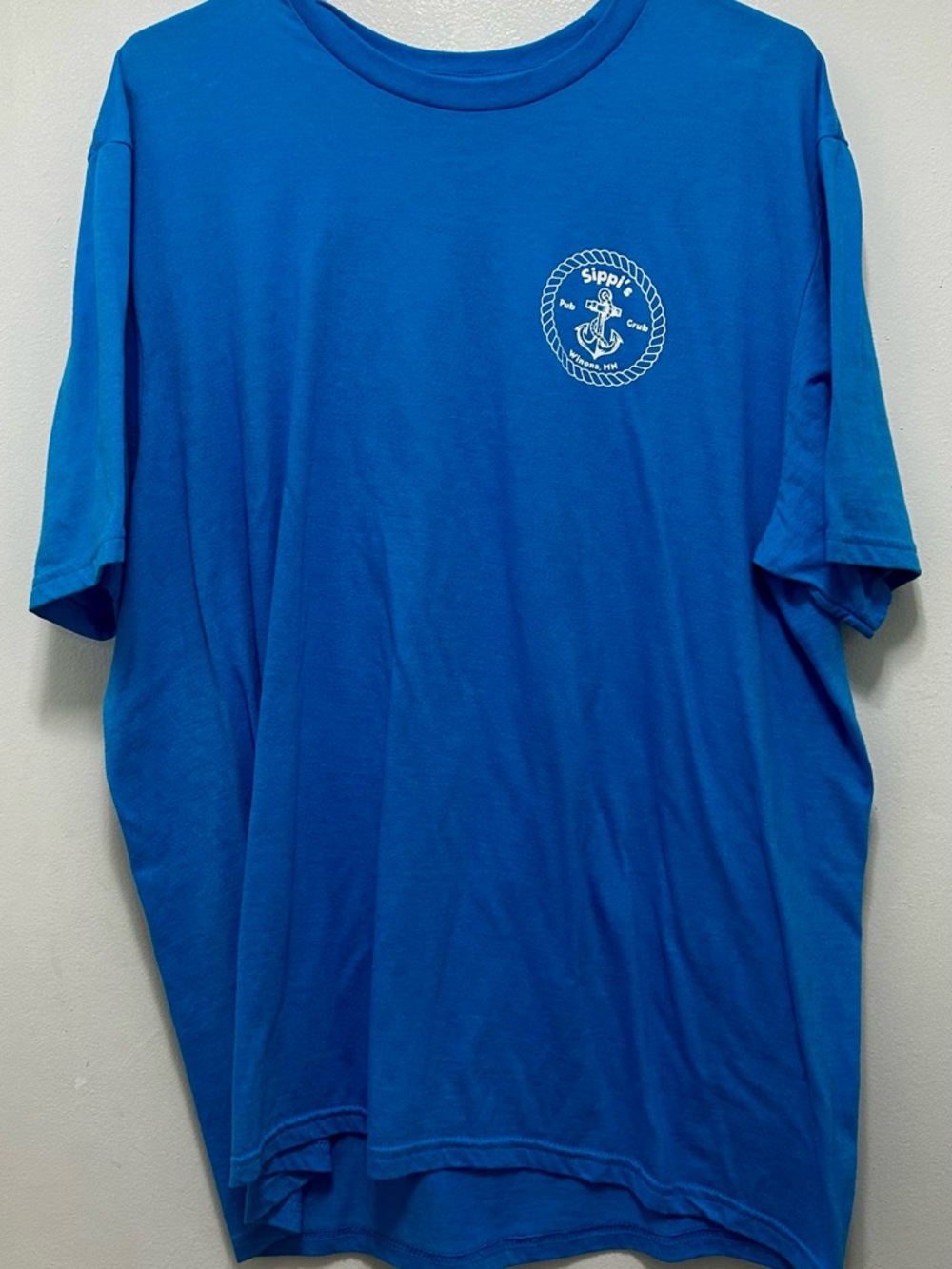 Classic Blue Short-Sleeve Crewneck T-Shirt‎ - Men's